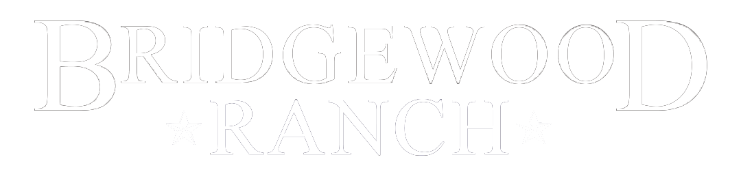 Bridgewood Ranch white logo